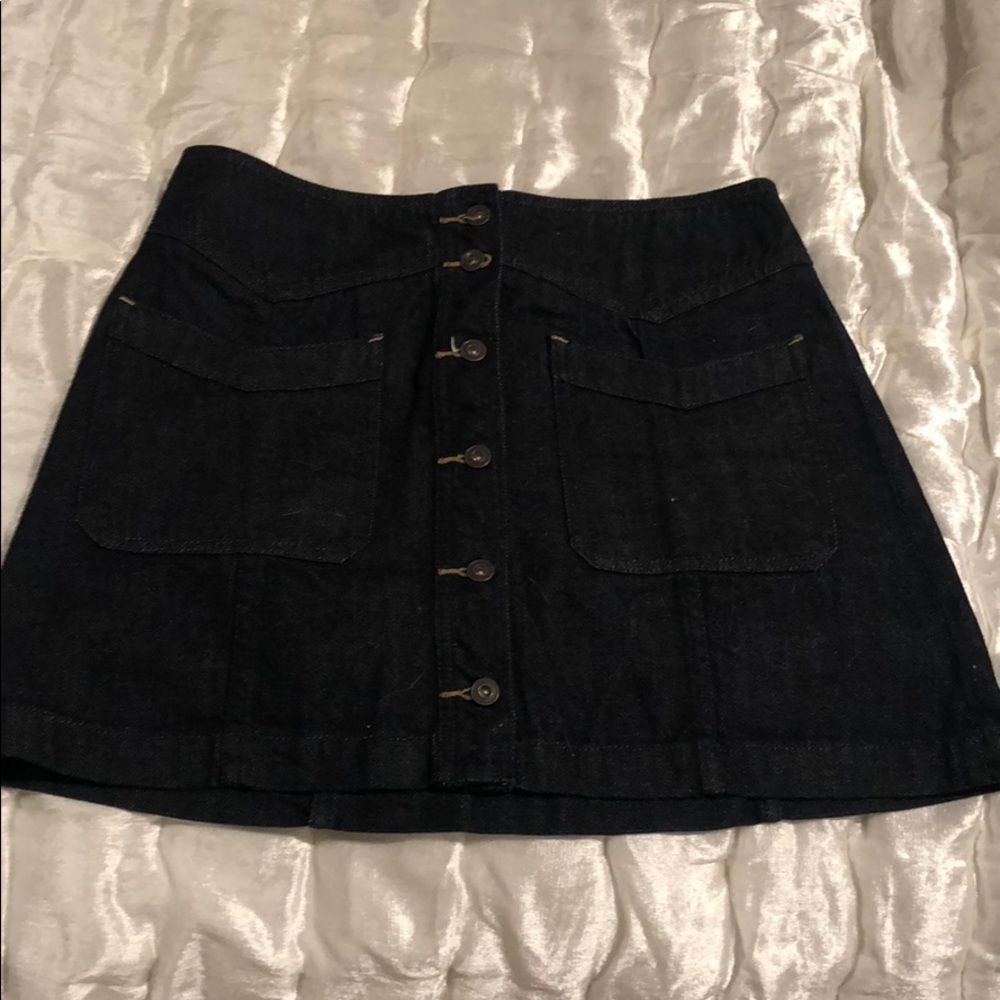 Free People Jean skirt